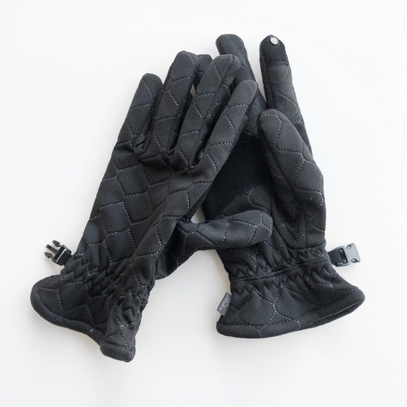 Degrees by 180s Black Quilted Gloves - Picture 2 of 6